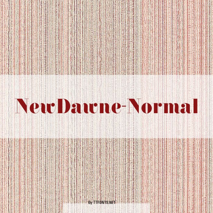 NewDawne-Normal example