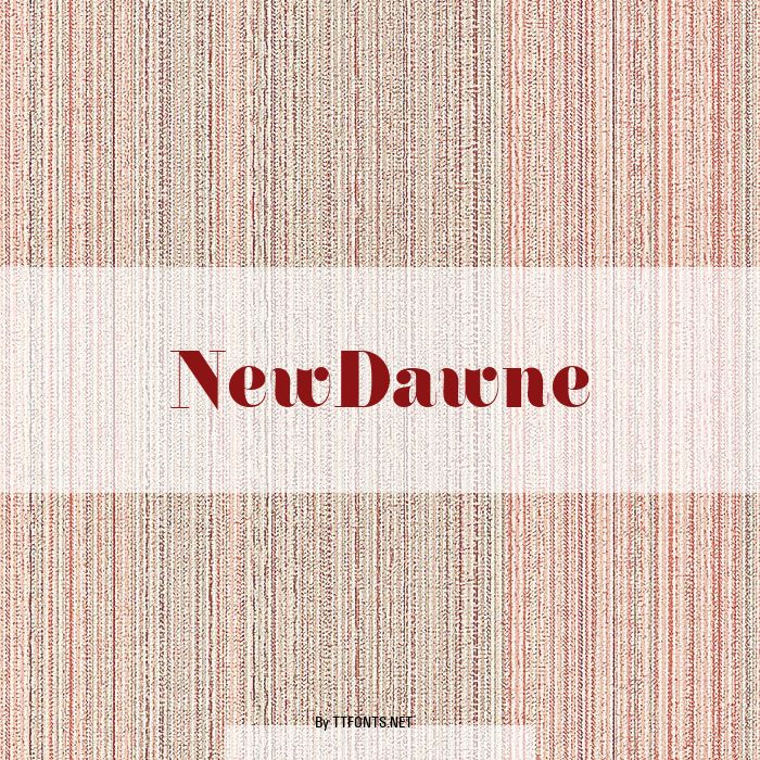 NewDawne example