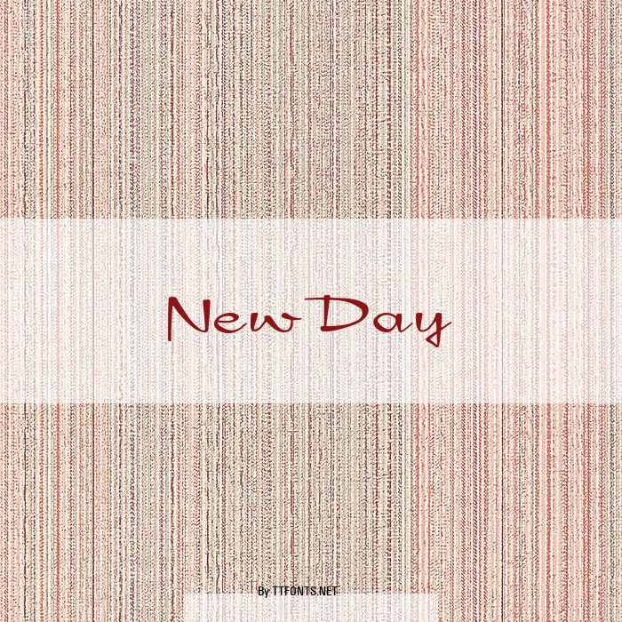 NewDay example