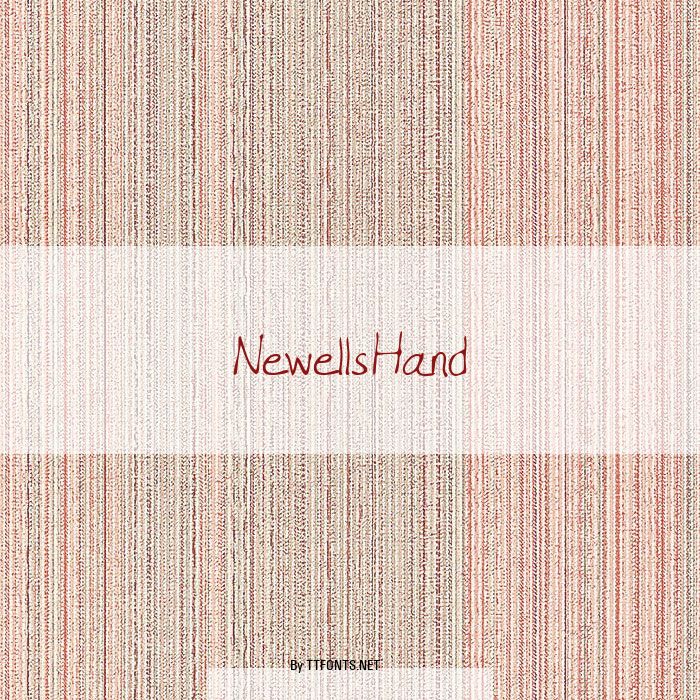 NewellsHand example