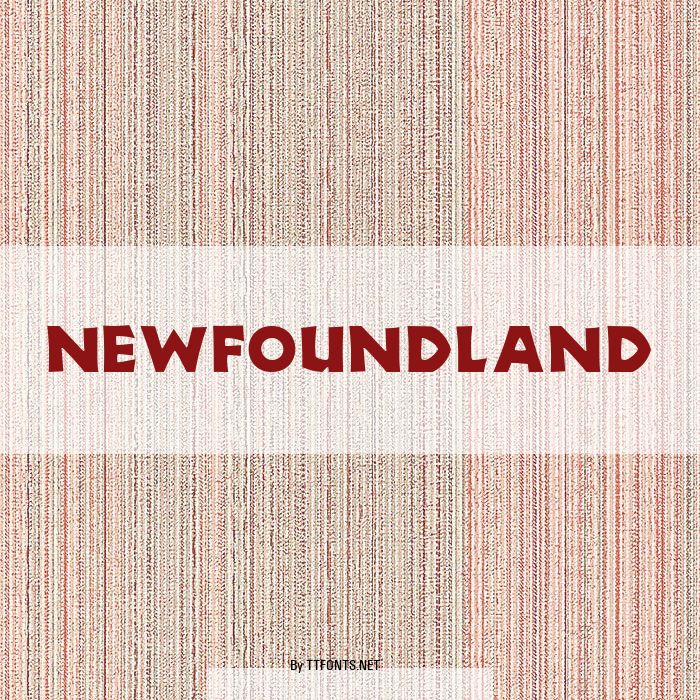 Newfoundland example