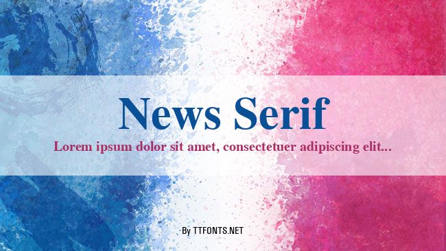 News Serif example