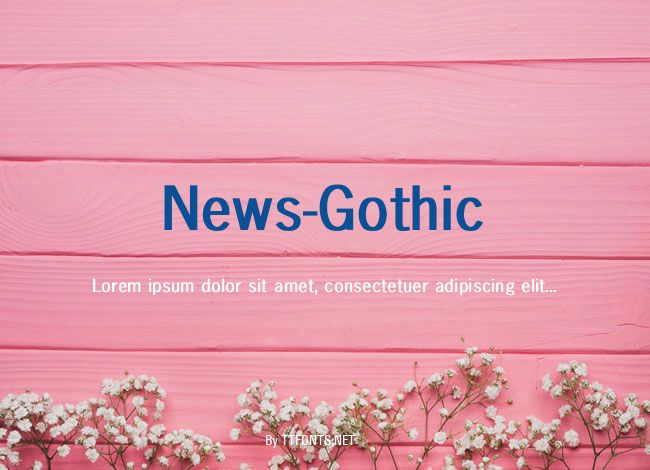 News-Gothic example