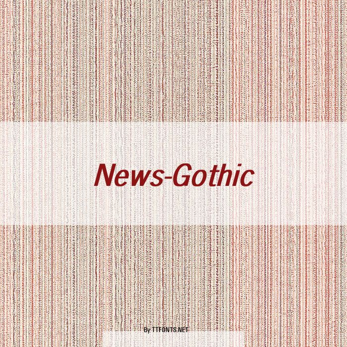 News-Gothic example