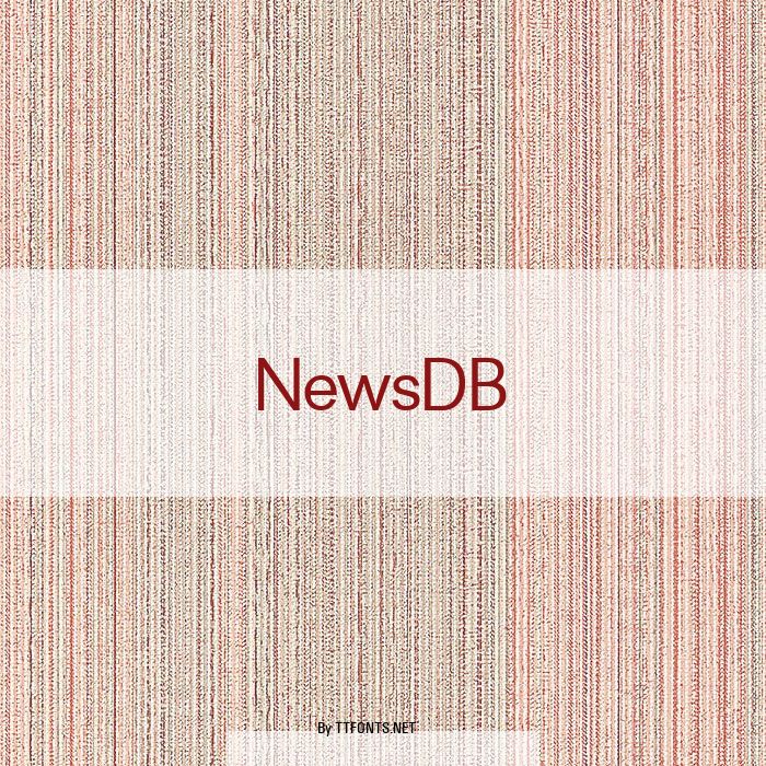 NewsDB example