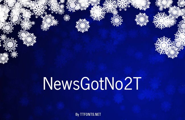 NewsGotNo2T example