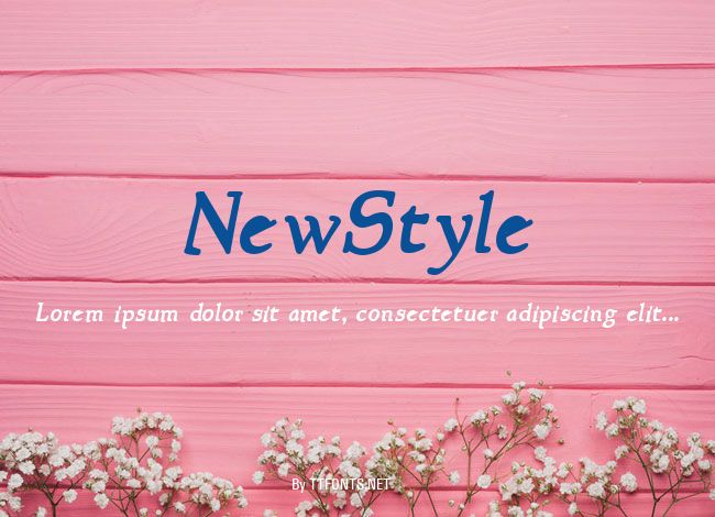 NewStyle example