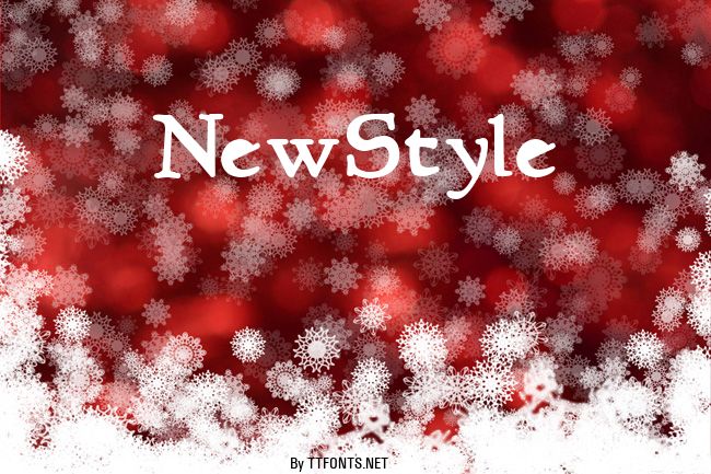 NewStyle example