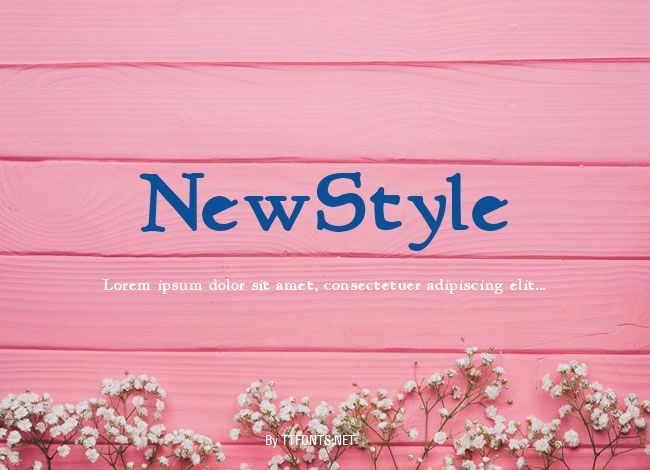NewStyle example