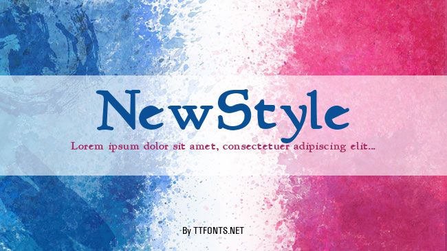 NewStyle example