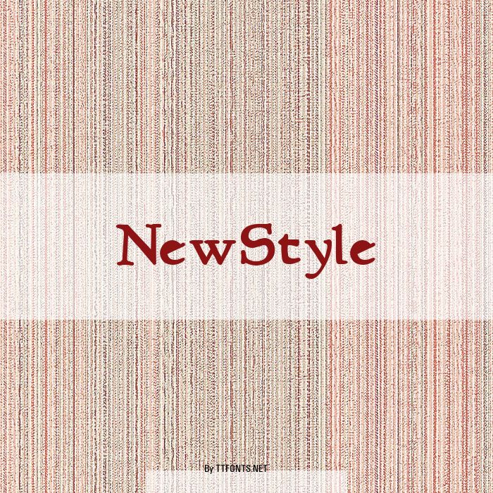 NewStyle example