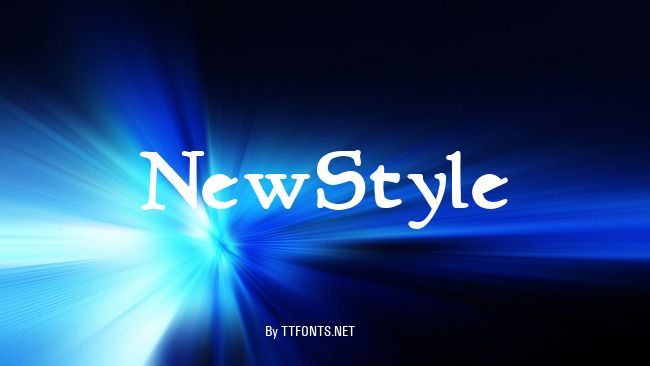 NewStyle example