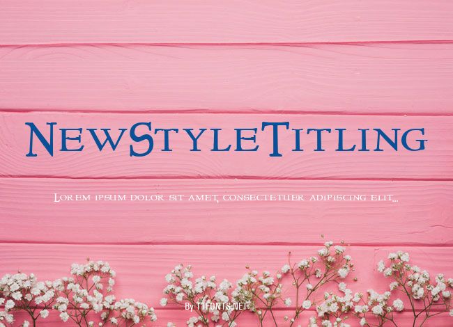 NewStyleTitling example