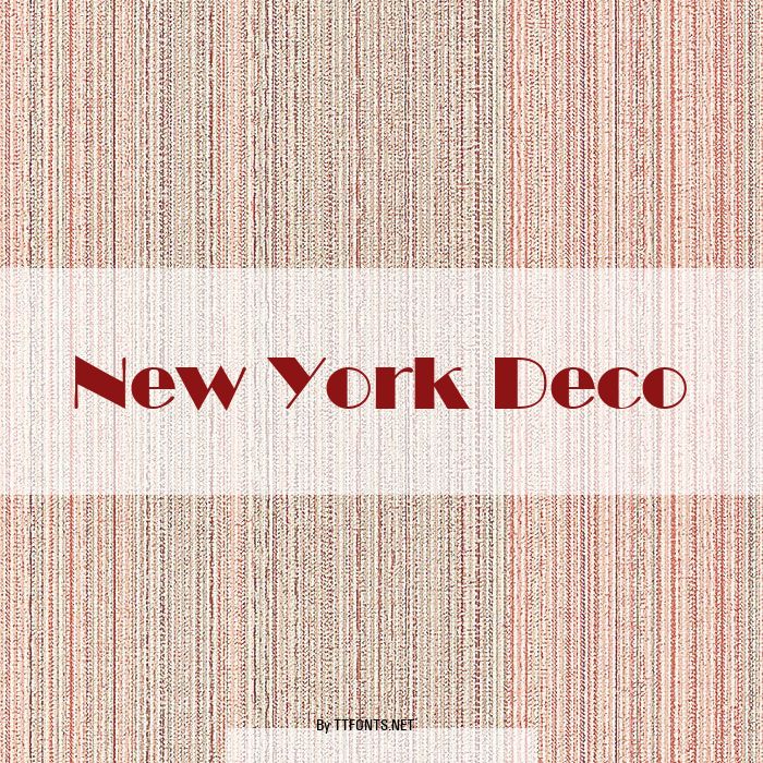 New York Deco example