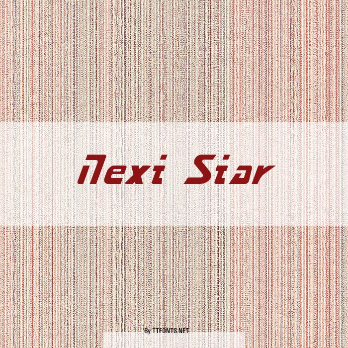 Next Star example
