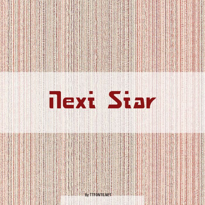 Next Star example