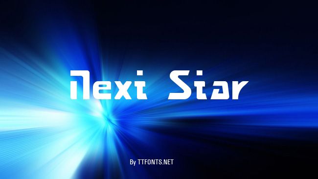 Next Star example