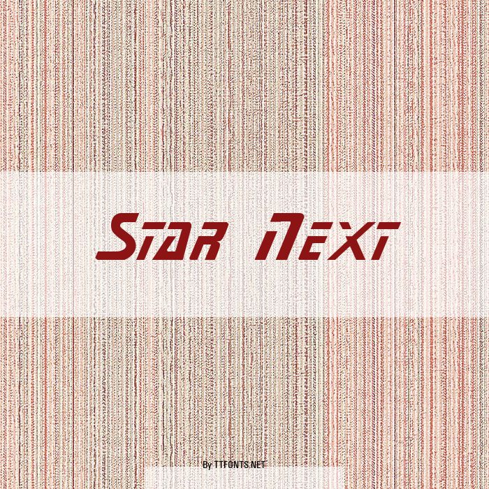 Star Next example