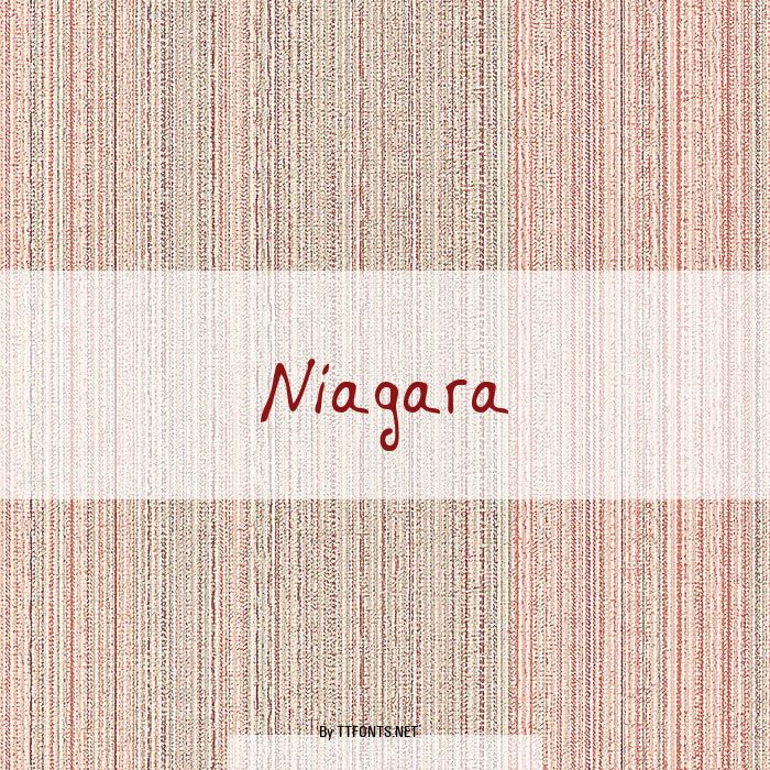 Niagara example