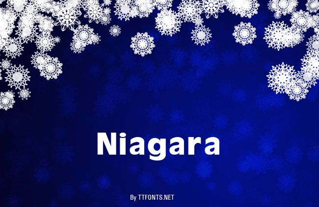 Niagara example