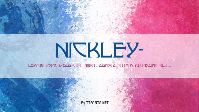 NICKLEY- example