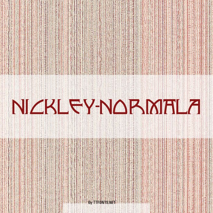 Nickley-NormalA example