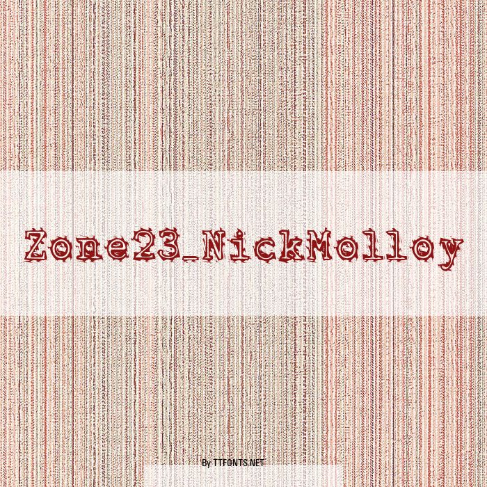 Zone23_NickMolloy example