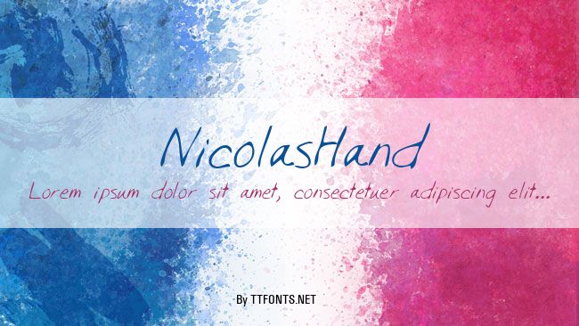 NicolasHand example