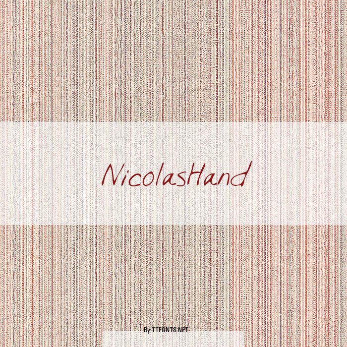 NicolasHand example