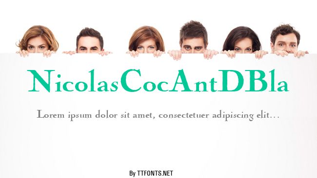 NicolasCocAntDBla example