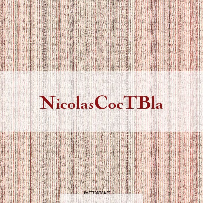 NicolasCocTBla example