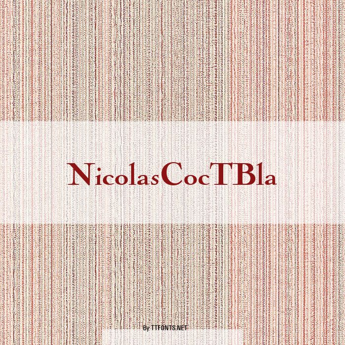 NicolasCocTBla example