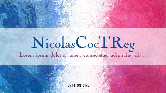 NicolasCocTReg example