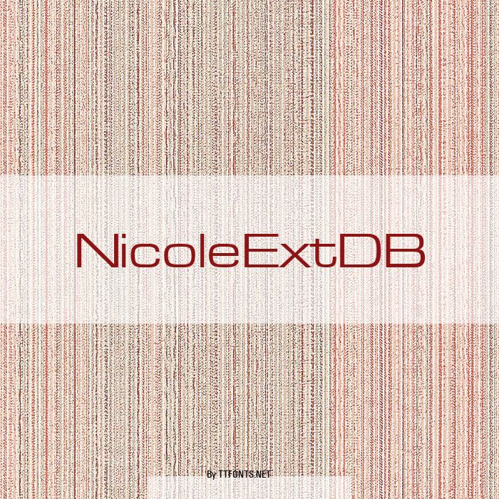 NicoleExtDB example