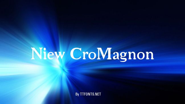 Niew CroMagnon example