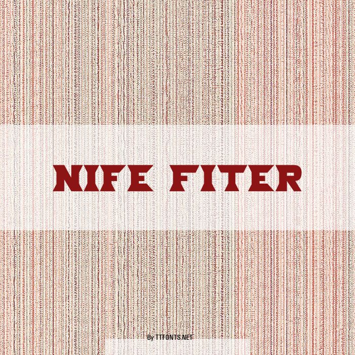 Nife Fiter example