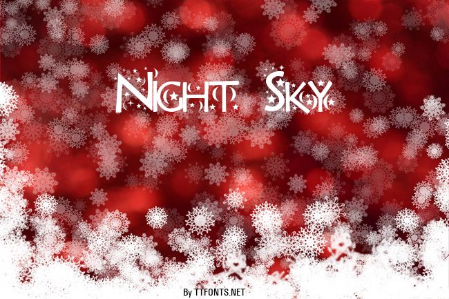 Night Sky example