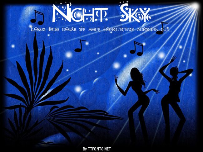 Night Sky example