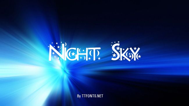 Night Sky example