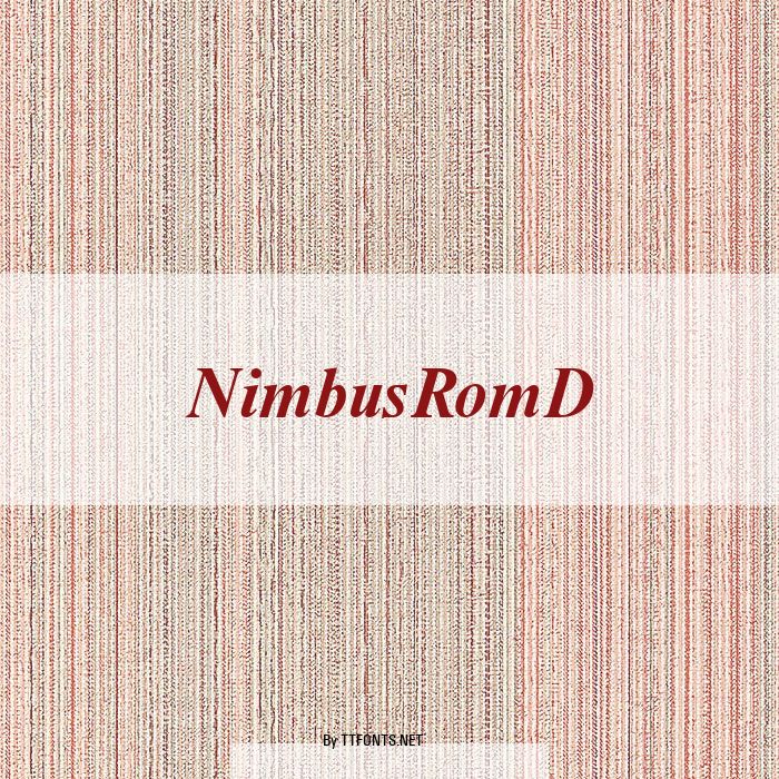 NimbusRomD example