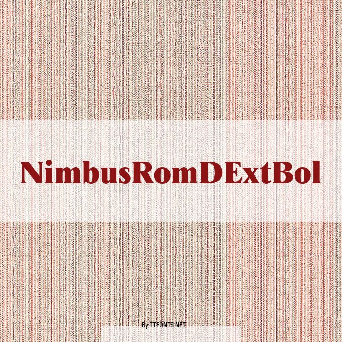 NimbusRomDExtBol example
