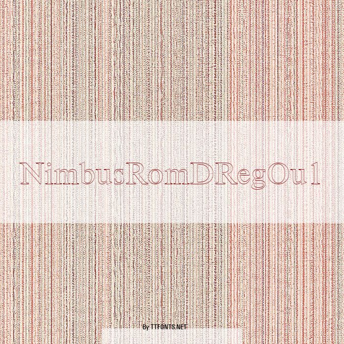 NimbusRomDRegOu1 example