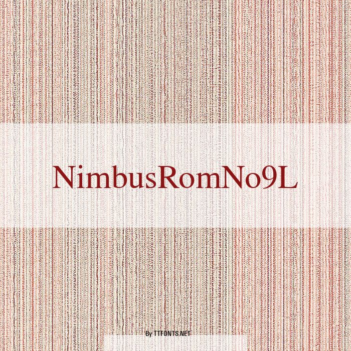 NimbusRomNo9L example