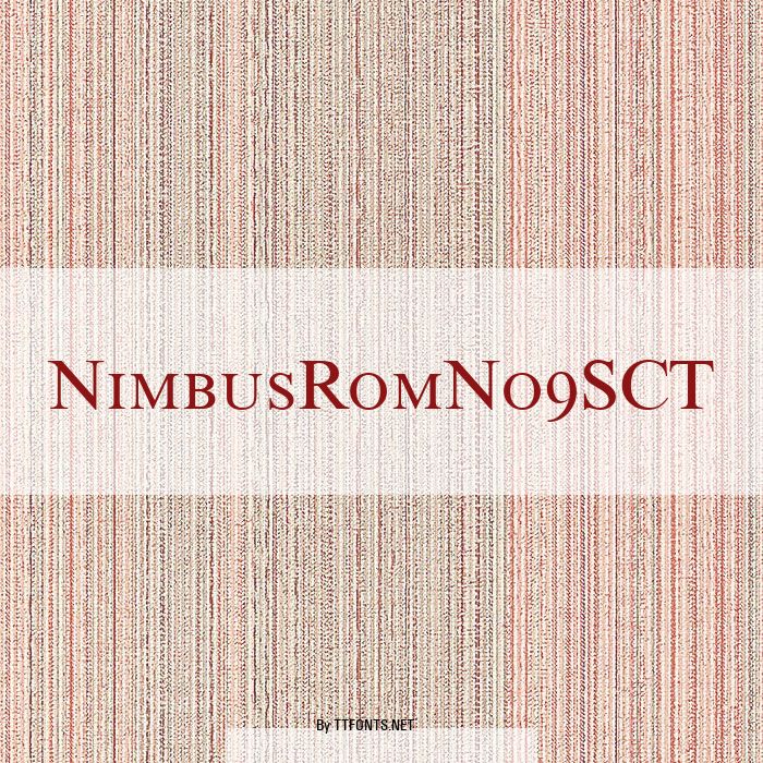 NimbusRomNo9SCT example