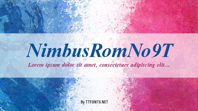 NimbusRomNo9T example