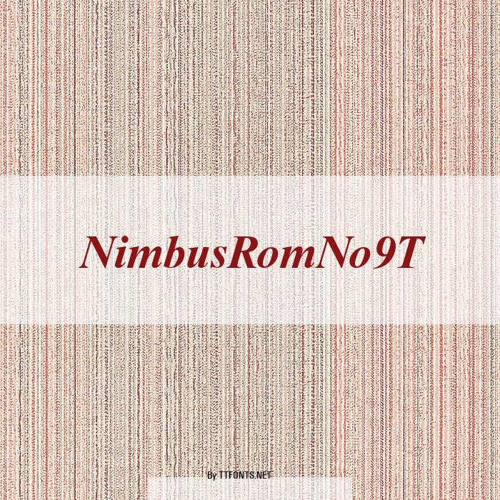 NimbusRomNo9T example