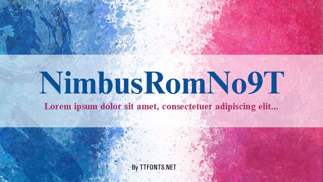 NimbusRomNo9T example