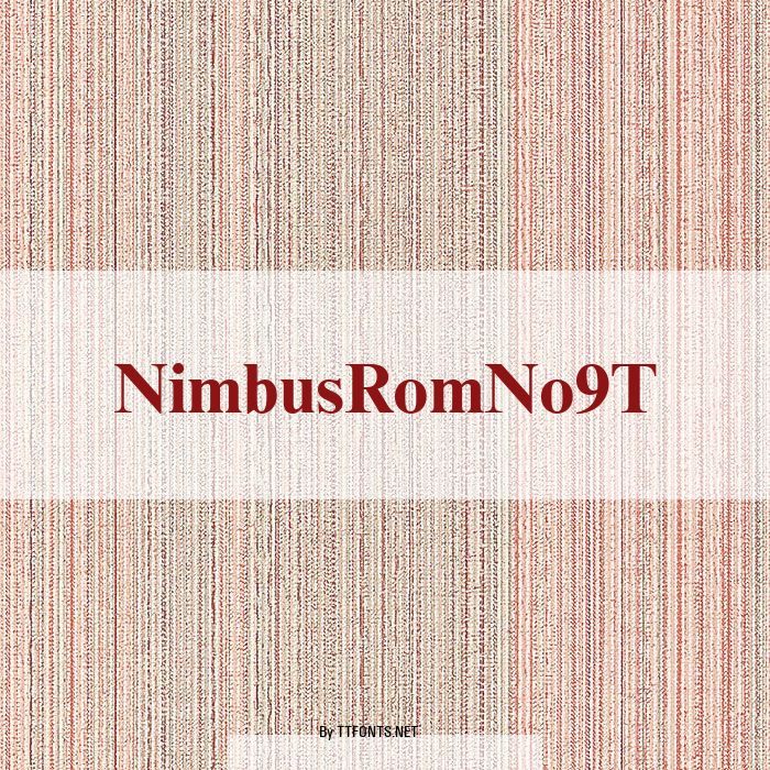 NimbusRomNo9T example