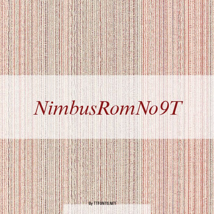 NimbusRomNo9T example