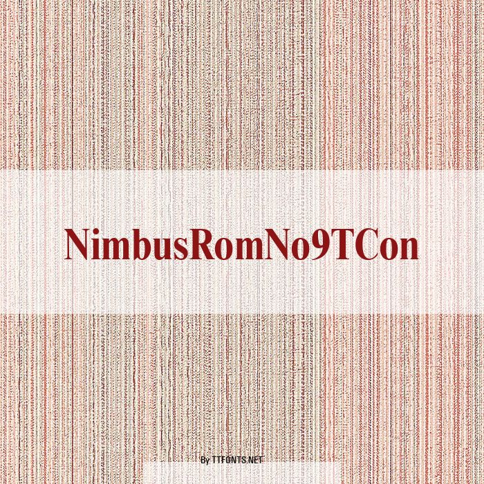 NimbusRomNo9TCon example